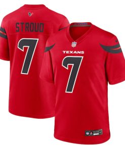 C.J. Stroud Houston Texans Nike Alternate Game Jersey - Red/Navy/White