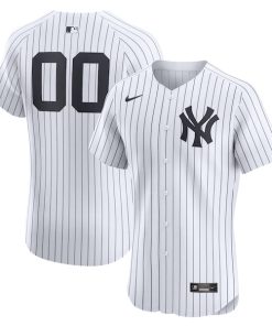 New York Yankees Nike Home Elite Custom Number Jersey - White