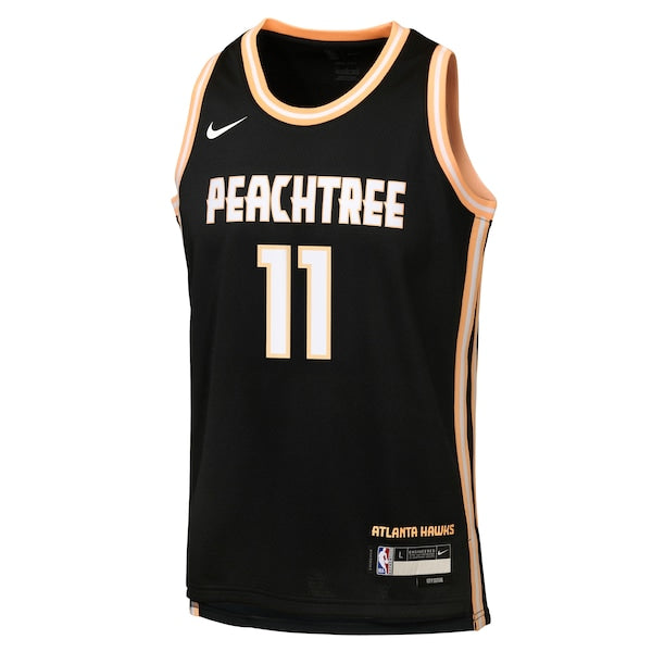Trae Young Atlanta Hawks Nike Youth 2025/26 City Edition Swingman Jersey - Black - Image 2
