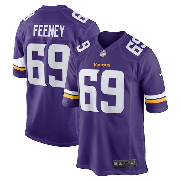 Dan Feeney Minnesota Vikings Nike Team Game Jersey - Purple