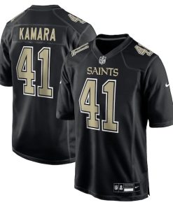 Alvin Kamara New Orleans Saints Nike Fashion Game Jersey - Carbon Black