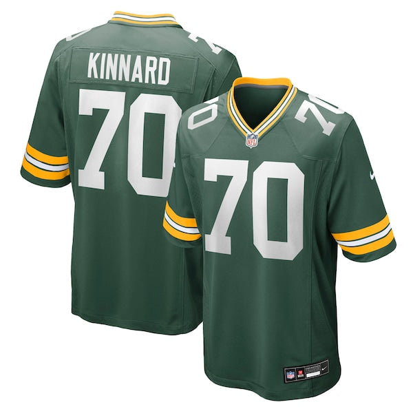 Darian Kinnard Green Bay Packers Nike Team Game Jersey - Green