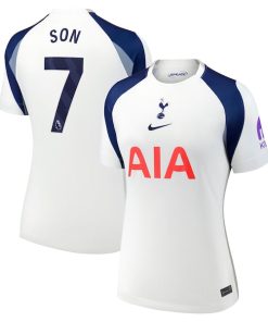 Son Heung-Min Tottenham Hotspur Nike Women's 2025/26 Home Replica Jersey - White