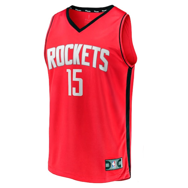 Reed Sheppard Houston Rockets Youth 2024 NBA Draft Fast Break Player Jersey - Icon Edition - Red - Image 2