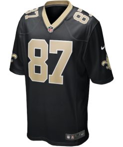Alternative view of Joe Horn New Orleans Saints Nike Game Retired Player Jersey - Black