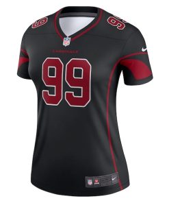 Alternative view of J.J. Watt Arizona Cardinals Nike Women's Legend Jersey - Black