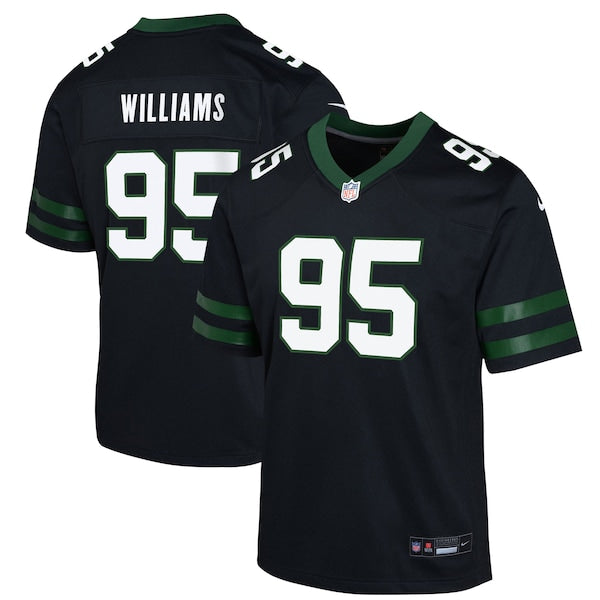 Quinnen Williams New York Jets Nike Youth Alternate Game Jersey - Legacy Black/Green - Image 2