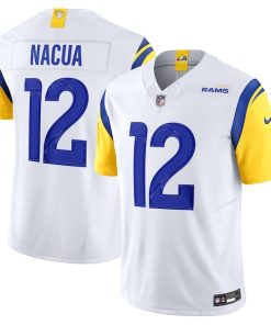 Puka Nacua Los Angeles Rams Nike Vapor F.U.S.E. Limited Player Jersey - White