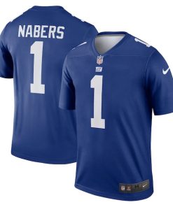 Malik Nabers New York Giants Nike Team Legend Player Performance Top - Royal