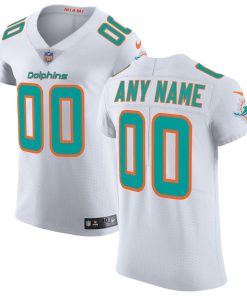 Miami Dolphins Nike Vapor Untouchable Elite Custom Jersey - White