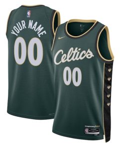 Boston Celtics Nike Unisex 2022/23 Swingman Custom Jersey - City Edition - Kelly Green