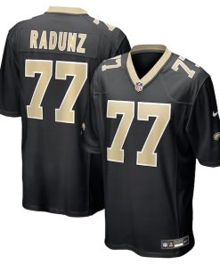 Dillon Radunz New Orleans Saints Nike Team Game Jersey -  Black