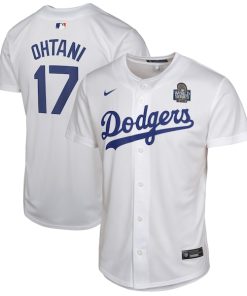 Shohei Ohtani Los Angeles Dodgers Nike Youth 2024 World Series Game Jersey - White