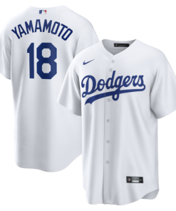Yoshinobu Yamamoto Los Angeles Dodgers Nike Home Replica Jersey - White