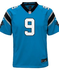 Alternative view of Bryce Young Carolina Panthers Nike Youth Game Jersey - Blue