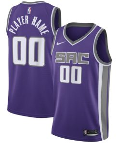 Sacramento Kings Nike Swingman Custom Jersey Purple - Icon Edition