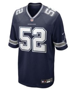 Alternative view of Tyler Booker Dallas Cowboys Nike 2025 NFL Draft First Round Pick Game Jersey - Navy