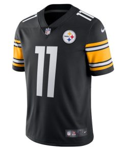 Alternative view of Chase Claypool Pittsburgh Steelers Nike Vapor Limited Player Jersey - Black
