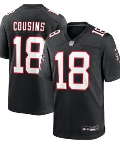 Kirk Cousins Atlanta Falcons Nike Alternate Game Player Jersey - Black/White