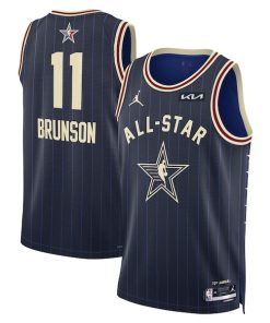 Jalen Brunson Jordan Brand Unisex 2024 NBA All-Star Game Swingman Jersey - Navy