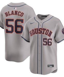 Ronel Blanco Houston Astros Nike Away Limited Player Jersey - Gray