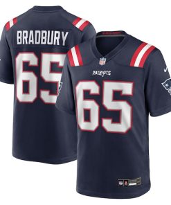 Garrett Bradbury New England Patriots Nike Team Game Jersey -  Navy
