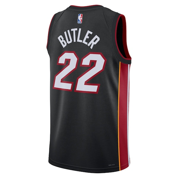Jimmy Butler Miami Heat Nike Unisex Swingman Jersey - Icon Edition - Black - Image 3
