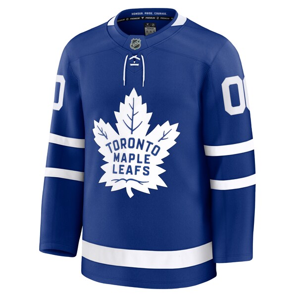 Toronto Maple Leafs Home Premium Custom Jersey - Blue/Black/White - Image 4