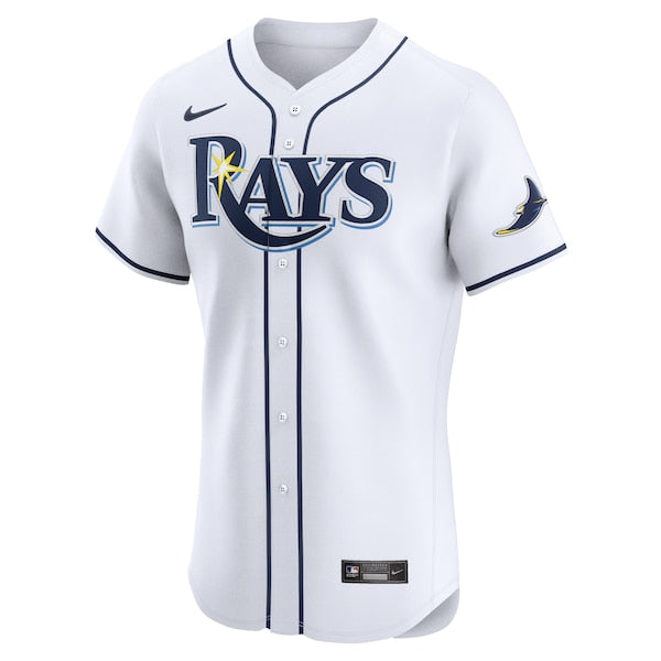 Yandy Diaz Tampa Bay Rays Nike Home Elite Player Jersey - White - Image 2
