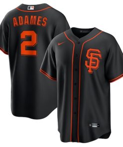 Willy Adames San Francisco Giants Nike Alternate Replica Baseball Jersey - Black