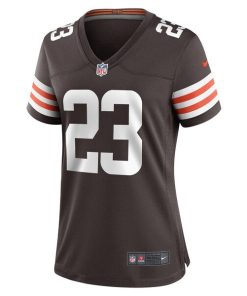 Alternative view of Martin Emerson Jr. Cleveland Browns Nike Women's Game Player Jersey - Brown