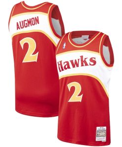 Stacey Augmon Atlanta Hawks 1991/92 Hardwood Classics Swingman Jersey - Red