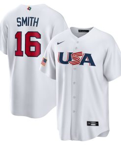 Will Smith USA Baseball Nike 2023 World Baseball Classic Replica Player Jersey - White