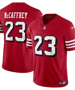 Christian McCaffrey San Francisco 49ers Nike Alternate Vapor F.U.S.E. Limited Jersey - Scarlet