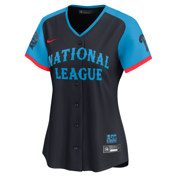 Bryce Harper National League Nike Women's 2024 MLB All-Star Game Limited Player Jersey - Navy - Image 2
