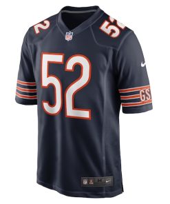 Alternative view of Khalid Kareem Chicago Bears Nike Team Game Jersey -  Navy