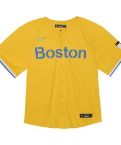 Alternative view of Boston Red Sox Nike Toddler City Connect Limited Jersey - Gold