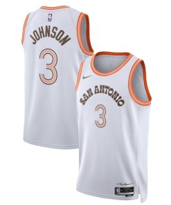 Keldon Johnson San Antonio Spurs Nike Unisex 2023/24 Swingman Jersey - White - City Edition