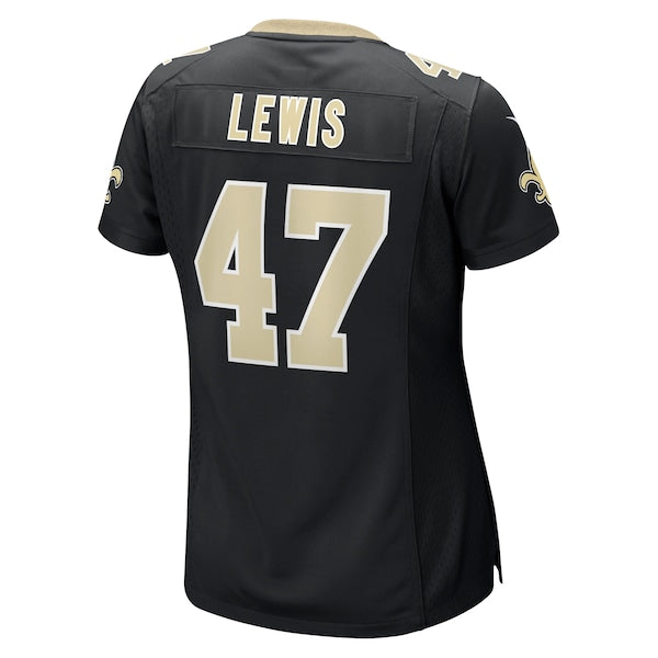 Terrell Lewis New Orleans Saints Nike Women's Game Jersey - Black - Image 3