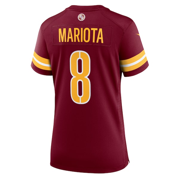 Marcus Mariota Washington Commanders Nike Women's Team Game Jersey - Burgundy - Image 3
