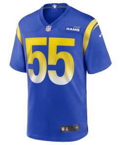 Alternative view of Brian Allen Los Angeles Rams Nike Game Jersey - Royal
