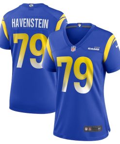 Rob Havenstein Los Angeles Rams Nike Women's Game Jersey - Royal