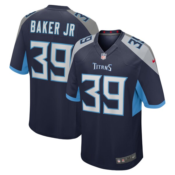 Darrell Baker Jr Tennessee Titans Nike Game Jersey - Navy - Image 3