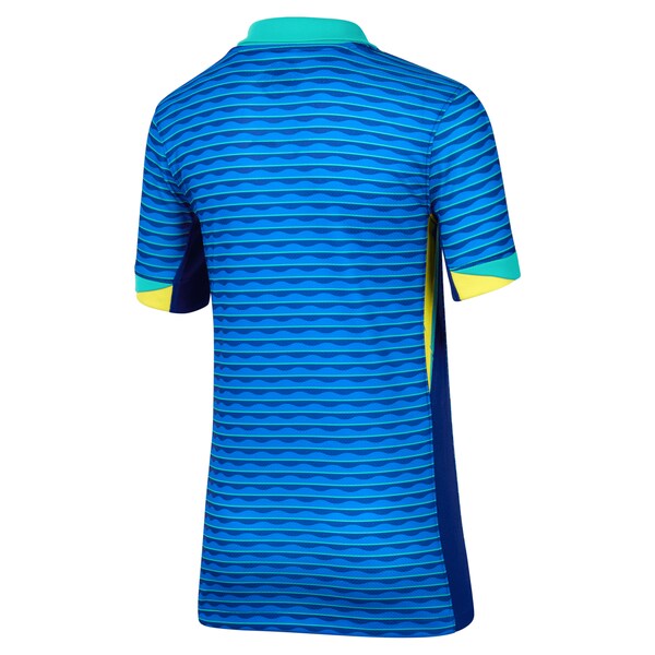 Brazil National Team Nike Youth 2024 Away Stadium Replica Jersey?ยจC Blue - Image 4