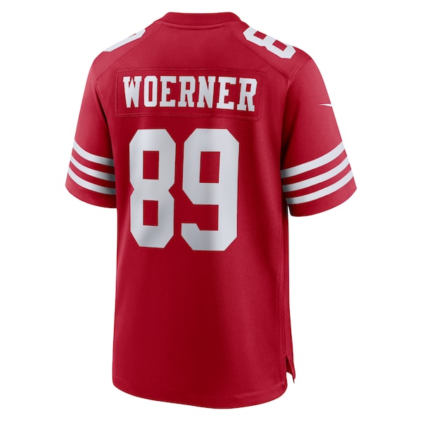Charlie Woerner San Francisco 49ers Nike Game Jersey - Scarlet - Image 3