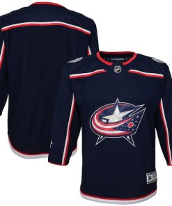 Columbus Blue Jackets Youth Home Premier Jersey - Navy