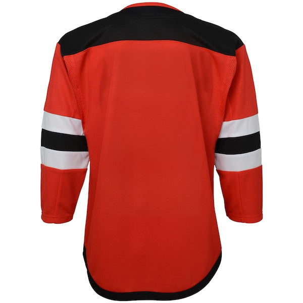 New Jersey Devils Youth Home Premier Blank Jersey - Red - Image 3