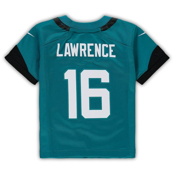 Trevor Lawrence Jacksonville Jaguars Nike Toddler Game Jersey - Teal - Image 3