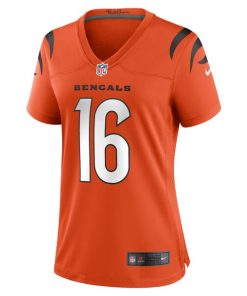 Alternative view of Joe Flacco Cincinnati Bengals Nike Women's Alternate Game Jersey -  Orange