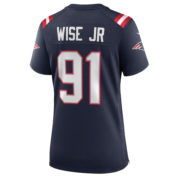 Deatrich Wise Jr. New England Patriots Nike Women's Game Jersey - Navy - Image 3